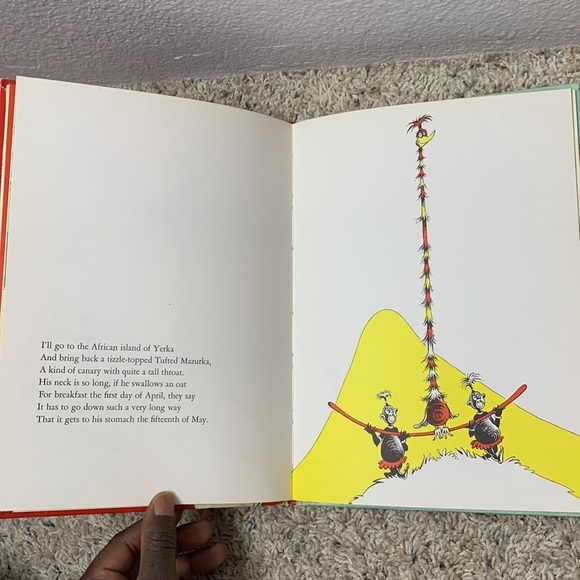 If I Ran the Zoo Dr. Seuss Random House 1950 Hardcover Book Large Banned - Picture 14 of 16